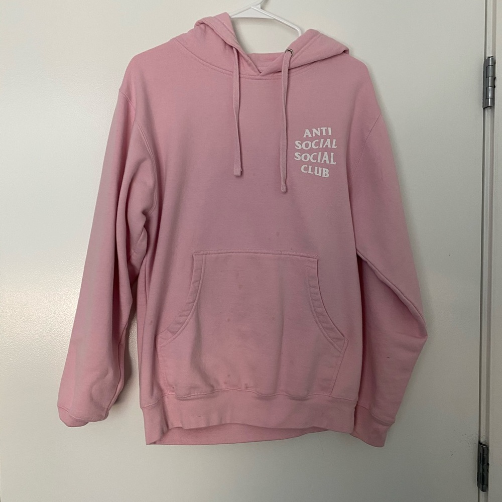 Cute pink ASSC hoodie